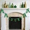 St. Patrick's Day Garland Decorations, 6.1Ft Glitter Sequin Wooden Lucky & Satin Bows Hanging Banner with Pearl Beads, Sanit Patty's Irish Holiday Mantel Fireplace Wall Party Decor